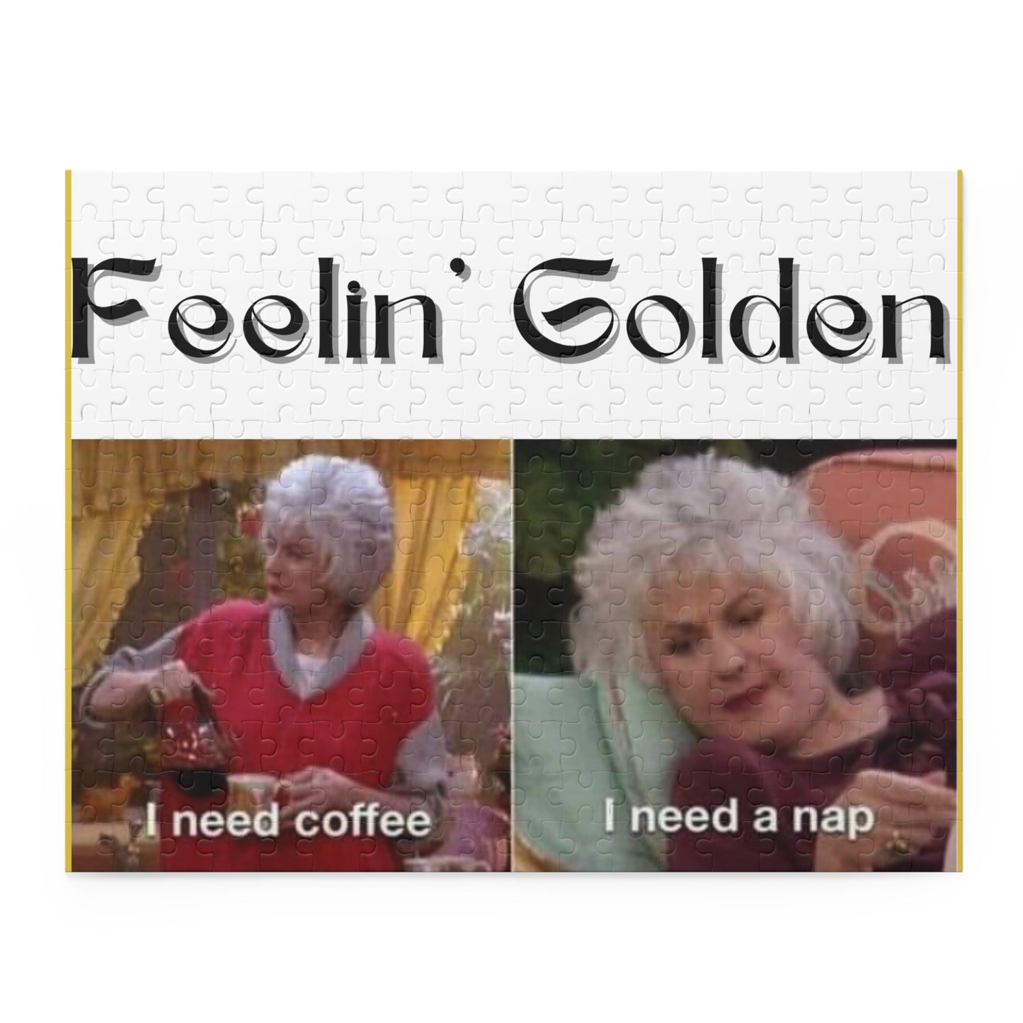 Feelin' Golden Coffee & Nap Puzzle - 500 Pieces