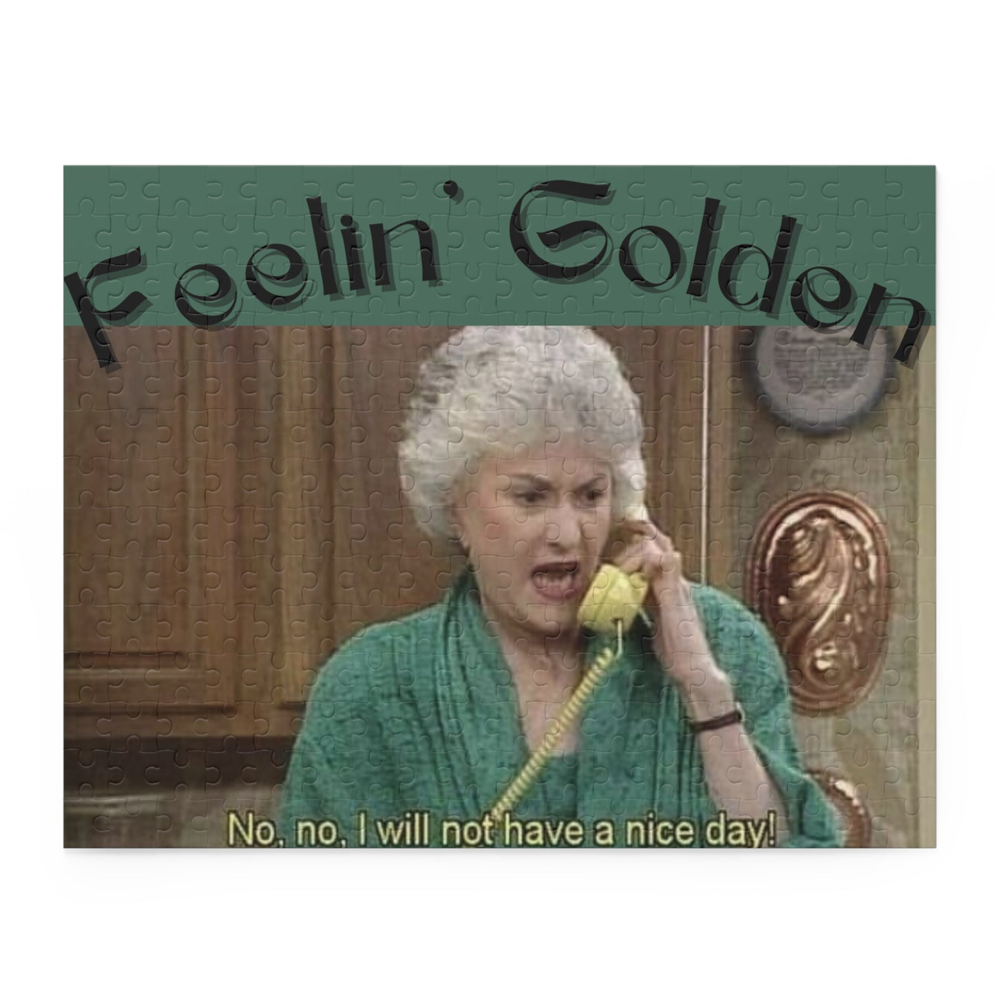 Feelin' Golden Puzzle - 252 & 500-Piece Options - Fun Gift for Fans of Classic TV