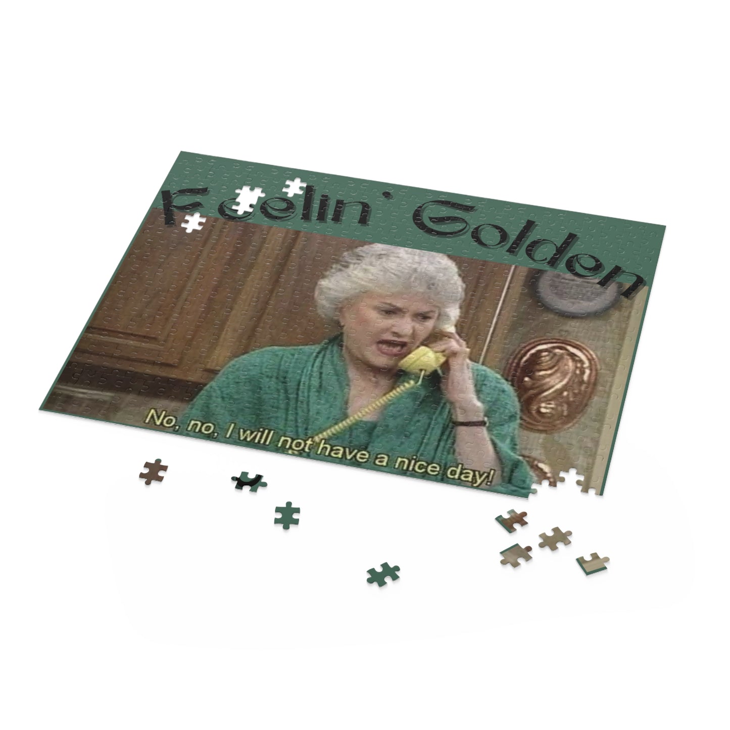 Feelin' Golden Puzzle - 252 & 500-Piece Options - Fun Gift for Fans of Classic TV