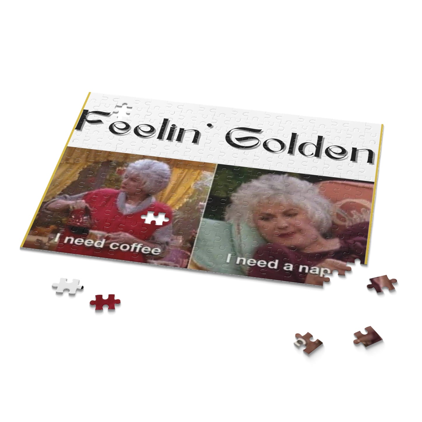 Feelin' Golden Coffee & Nap Puzzle - 500 Pieces