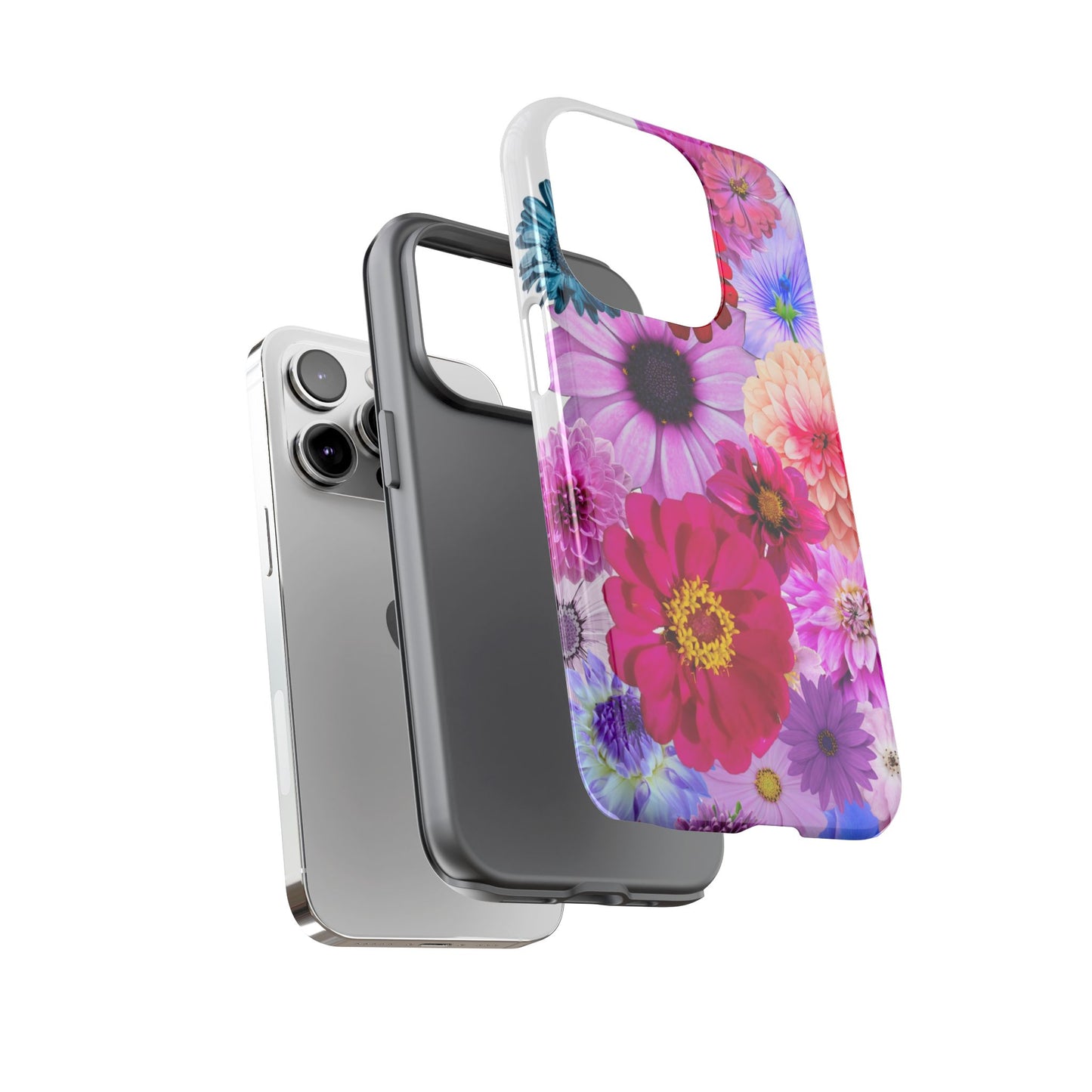 Flower Power Tough Case – Vibrant Floral Phone Protection