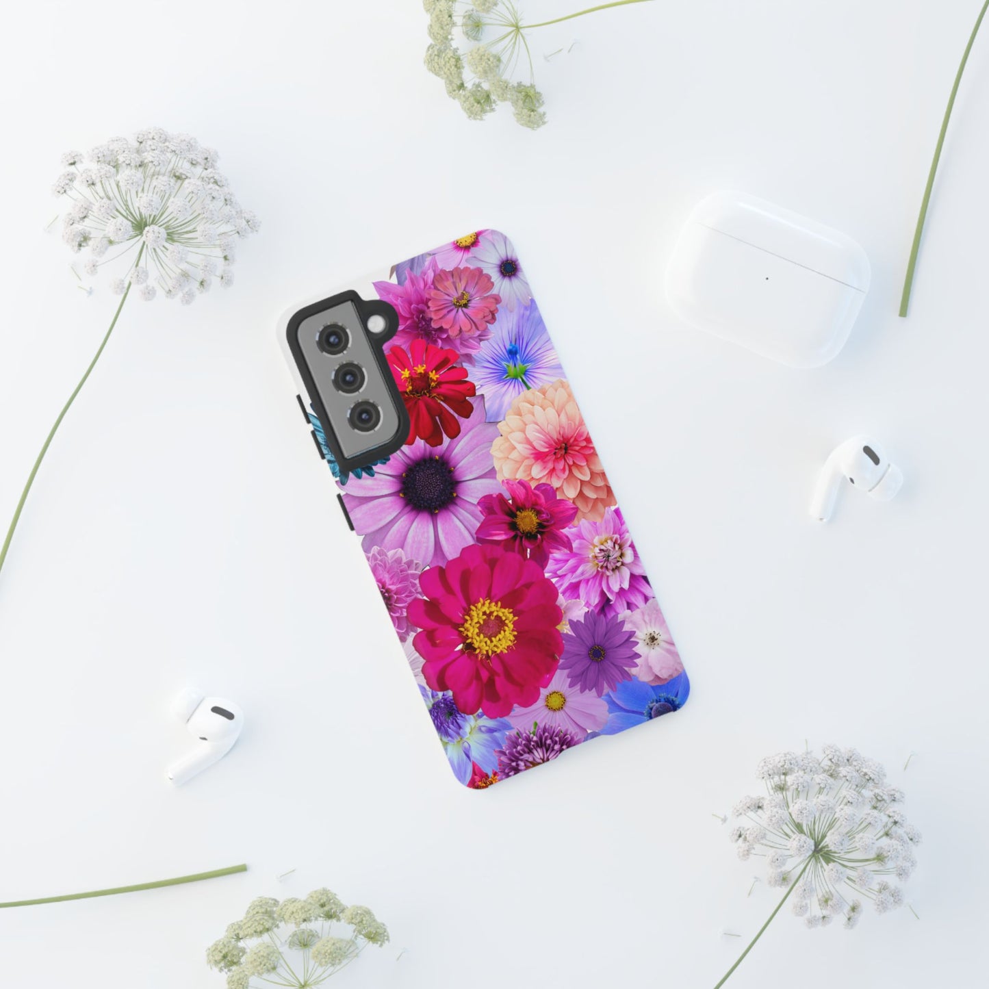 Flower Power Tough Case – Vibrant Floral Phone Protection