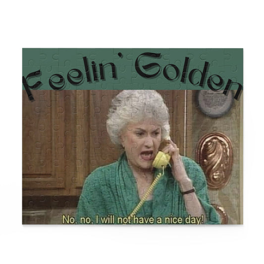 Feelin' Golden Puzzle - 252 & 500-Piece Options - Fun Gift for Fans of Classic TV