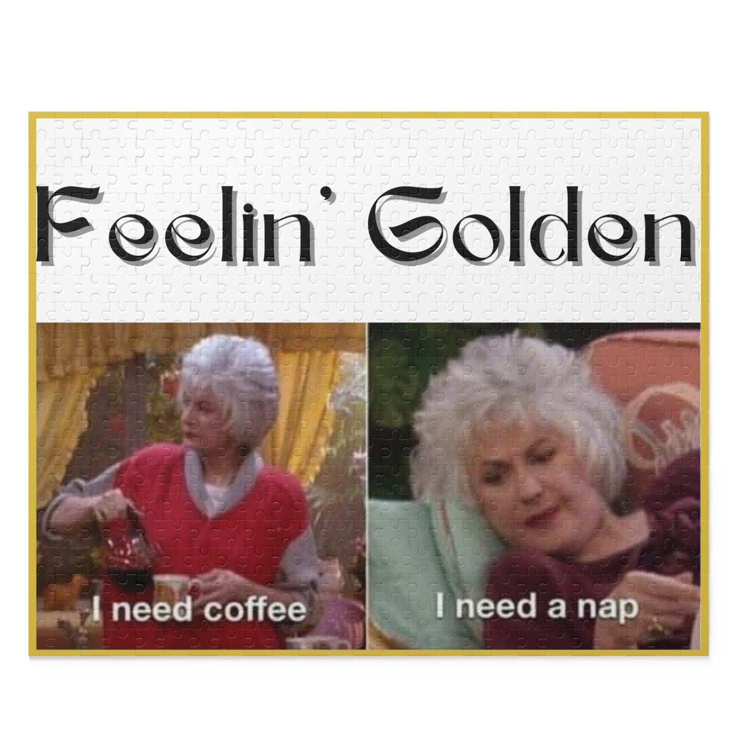 Feelin' Golden Coffee & Nap Puzzle - 500 Pieces