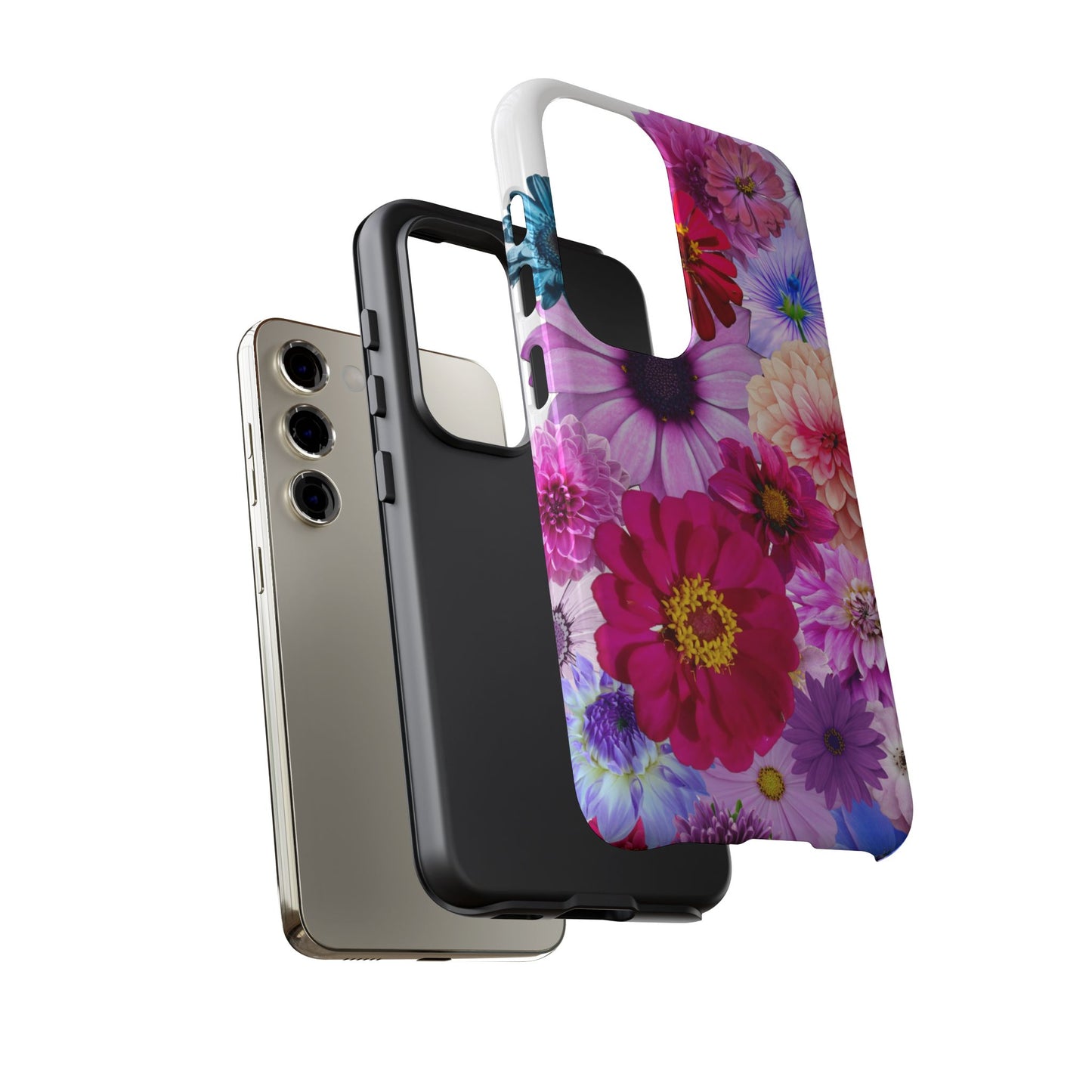 Flower Power Tough Case – Vibrant Floral Phone Protection