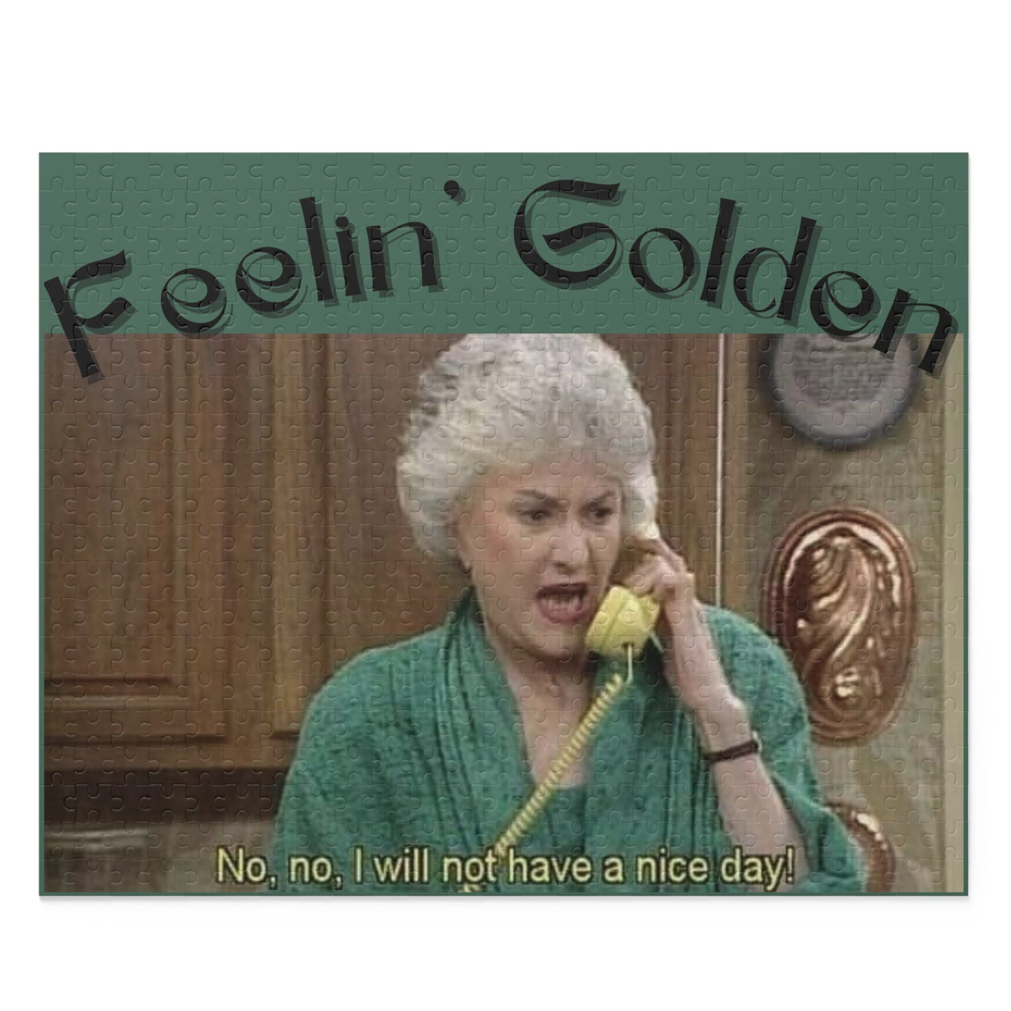 Feelin' Golden Puzzle - 252 & 500-Piece Options - Fun Gift for Fans of Classic TV