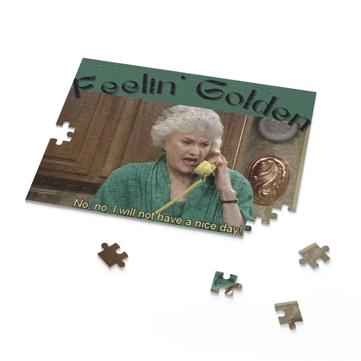 Feelin' Golden Puzzle - 252 & 500-Piece Options - Fun Gift for Fans of Classic TV