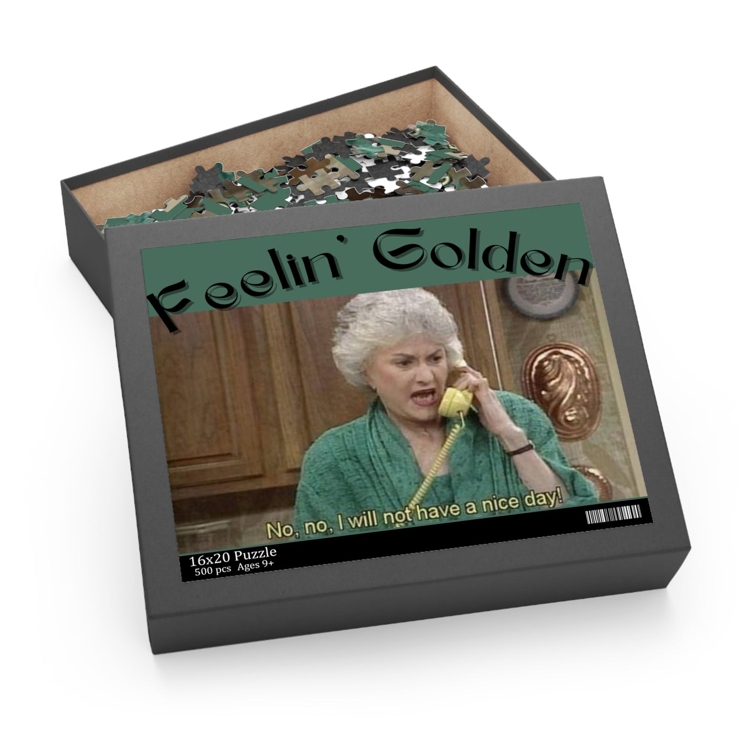 Feelin' Golden Puzzle - 252 & 500-Piece Options - Fun Gift for Fans of Classic TV