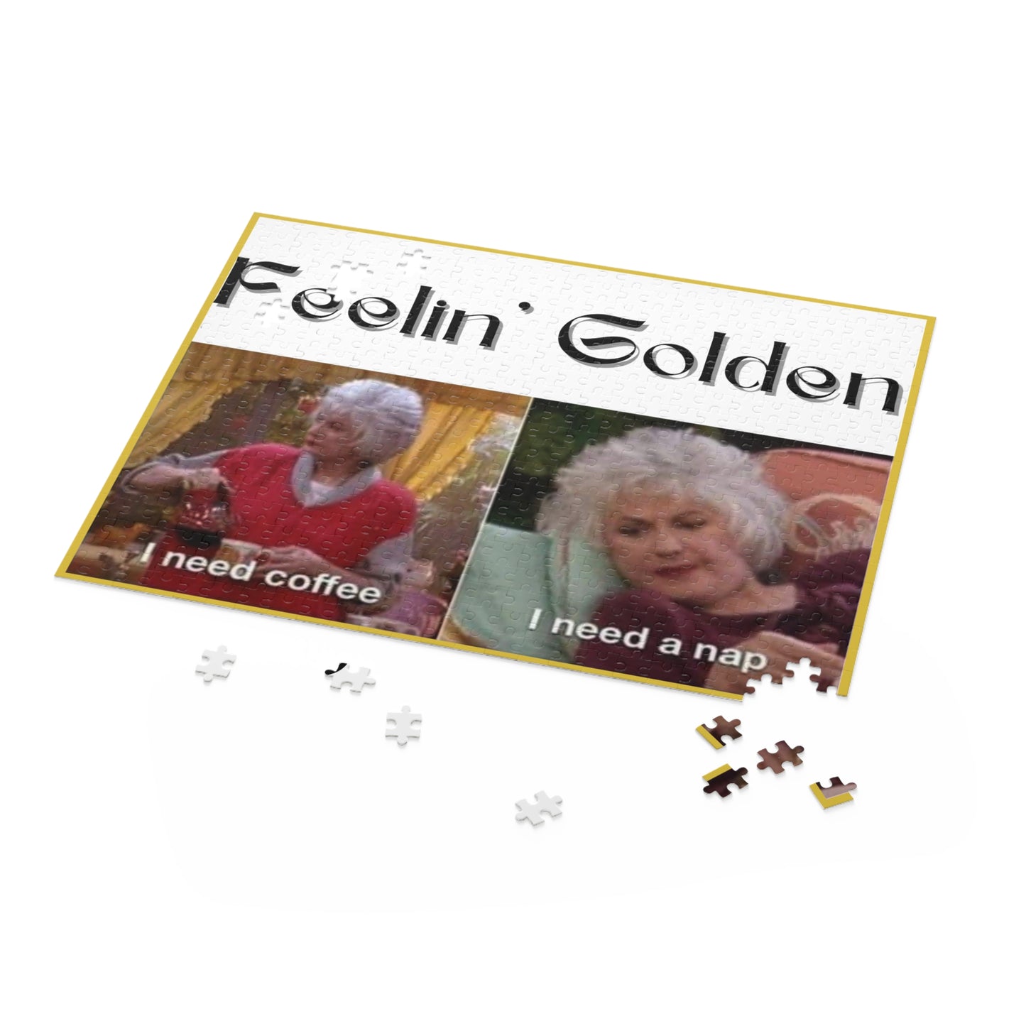 Feelin' Golden Coffee & Nap Puzzle - 500 Pieces