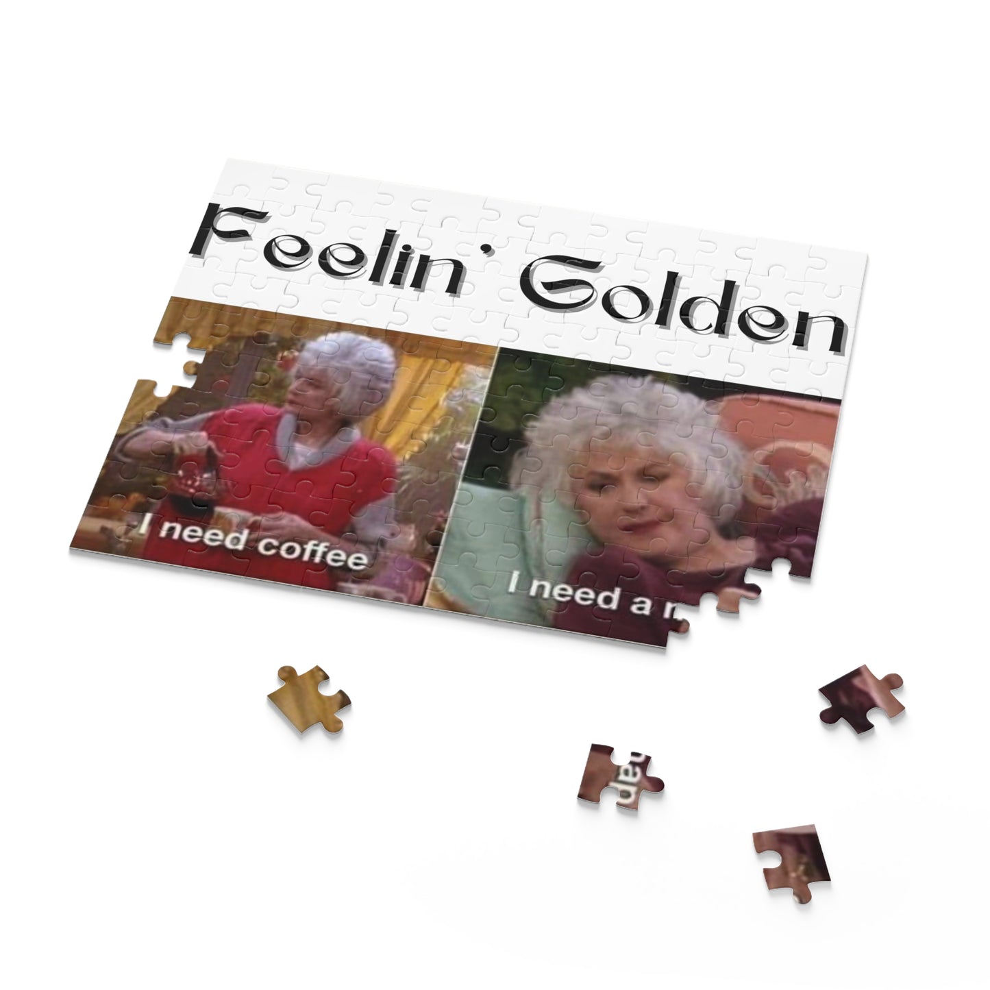 Feelin' Golden Coffee & Nap Puzzle - 500 Pieces